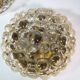 Bubble Glass Ceiling Lights by Helena Tynell for Glashütte Limburg,Set of 2