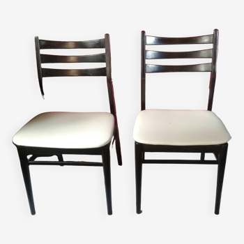 2 chaises vintage de style scandinave