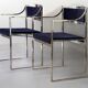 Set of 4 chairs and 2 armchairs model SQ by Willy Rizzo 1970