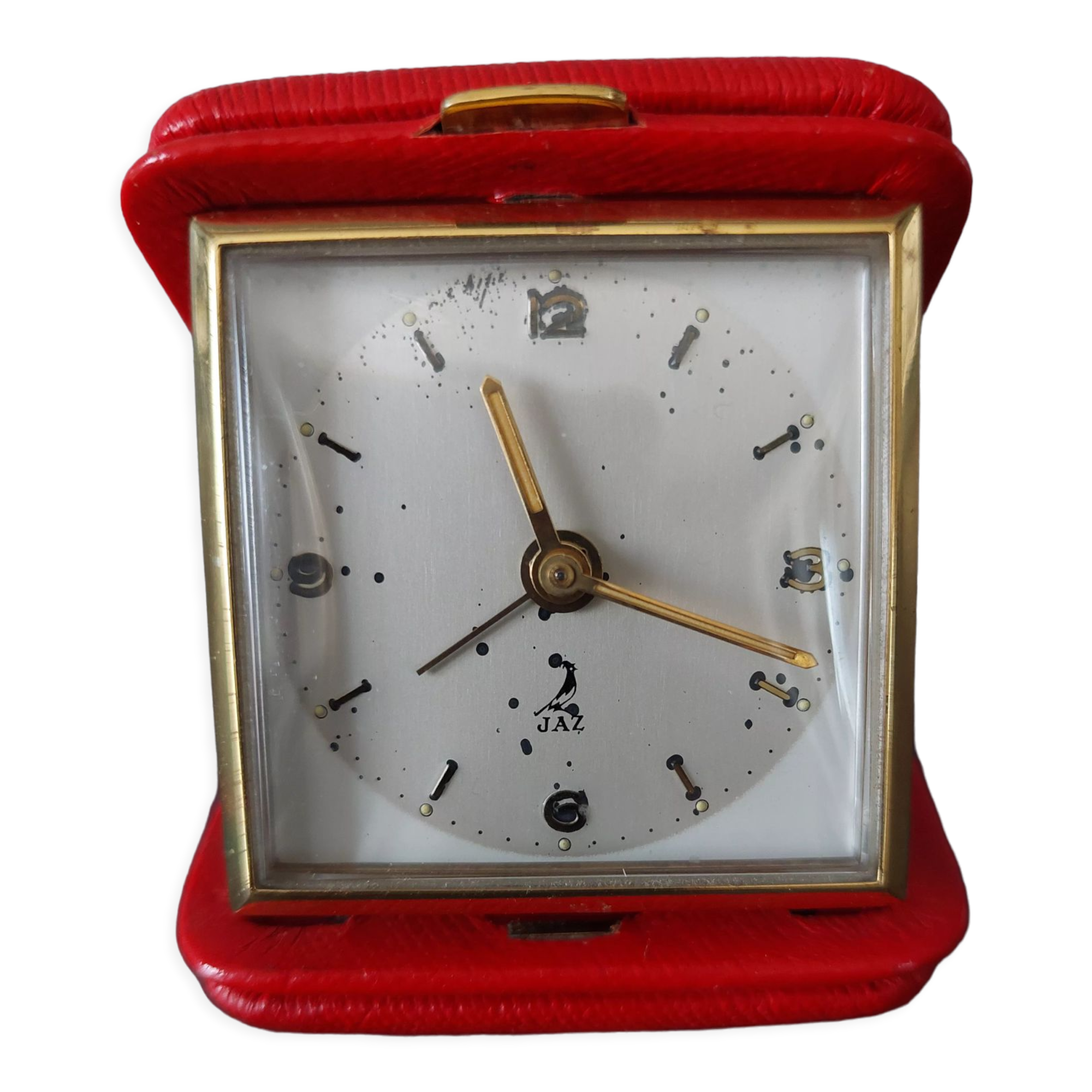 Travel alarm clock Jazz Deluxe red 60s