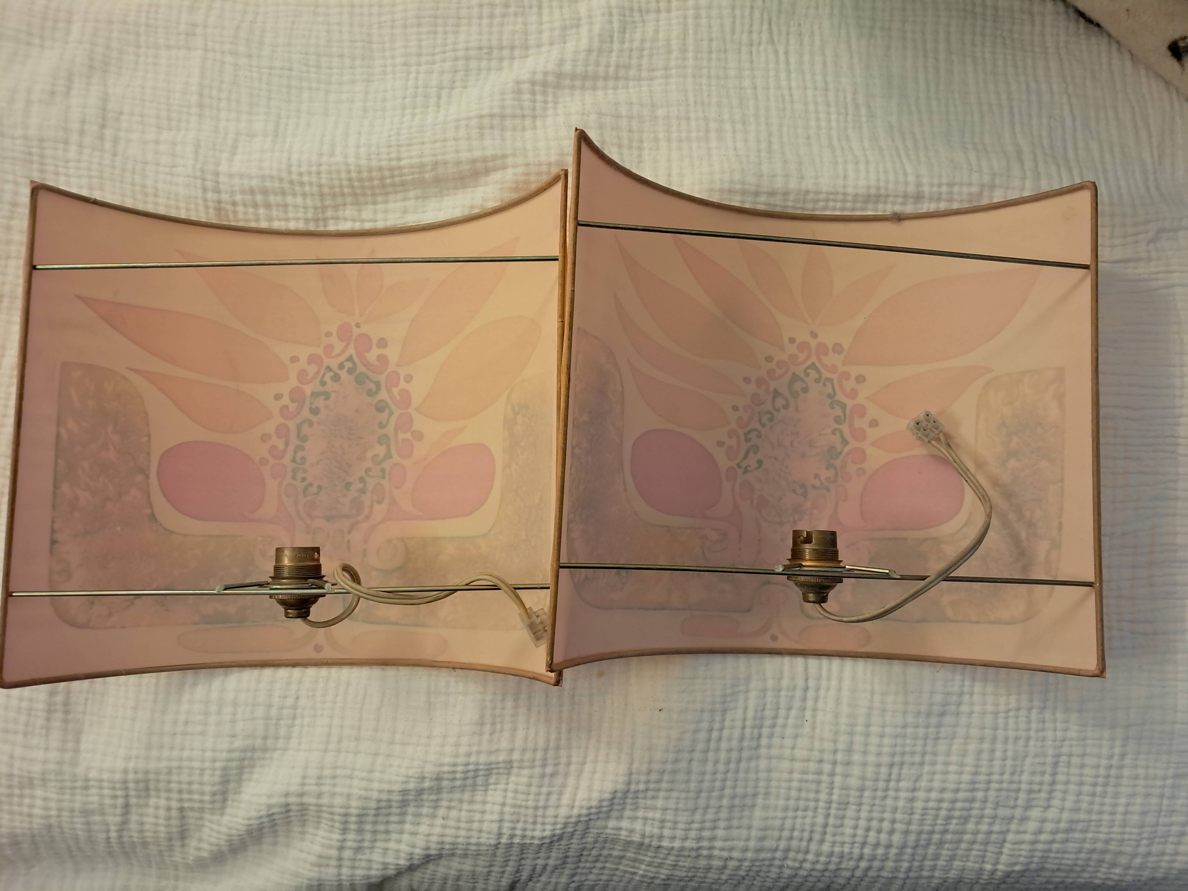 Silk appliqués from the 70s