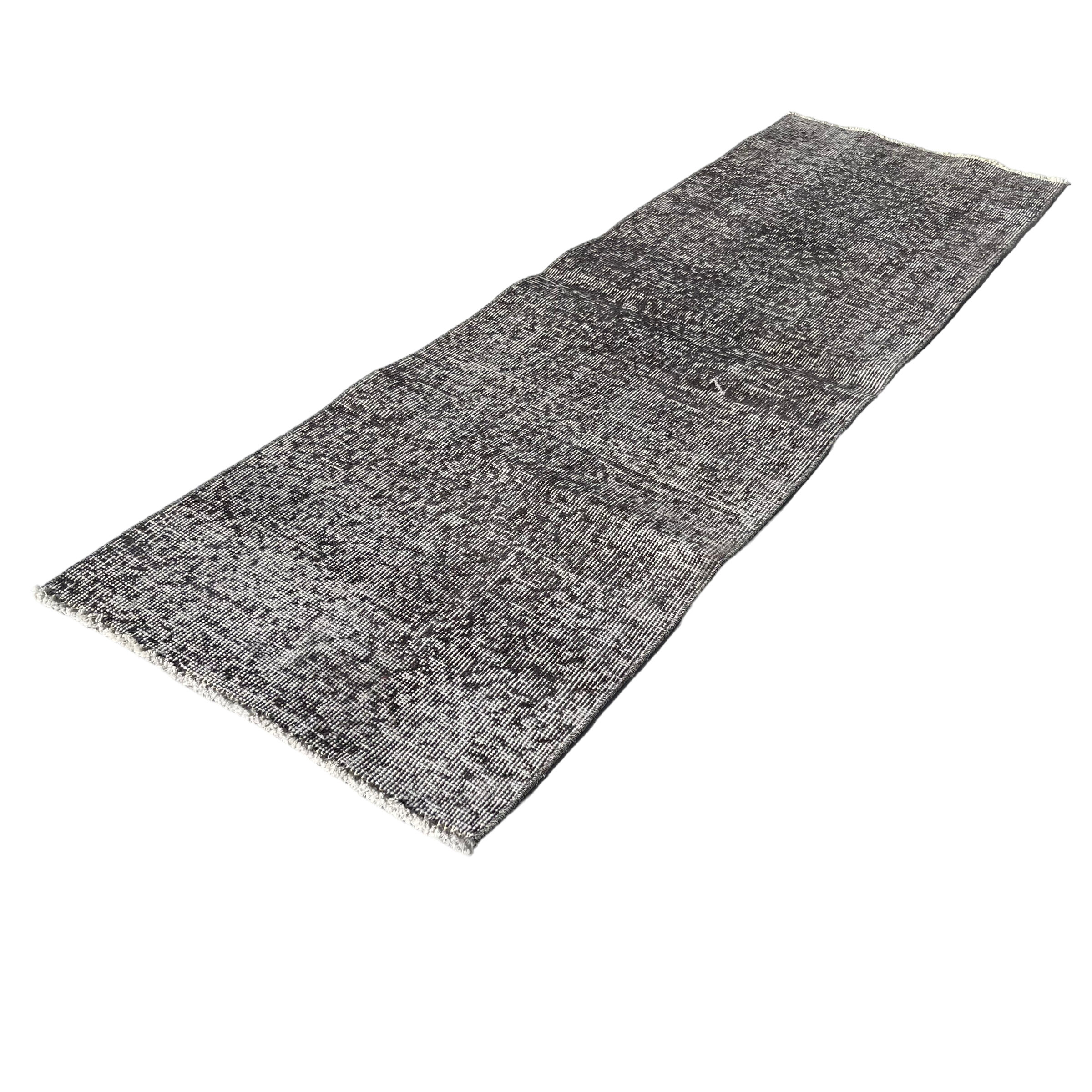 Vintage distressed turkish rug runner, 186 x 60 cm