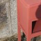 Terracotta pink bedside table