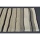1970s vintage Turkish hand-knotted wool cotton white runner rug 84x259