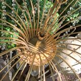 Crystal spider chandelier 1970