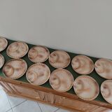 Bouillabaisse earthenware service from sarguemines vintage