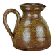 Stoneware pitcher signed Baudat
