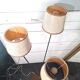 1950s/60s tripod floor lamp with 3 lights.