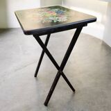 Folding side table