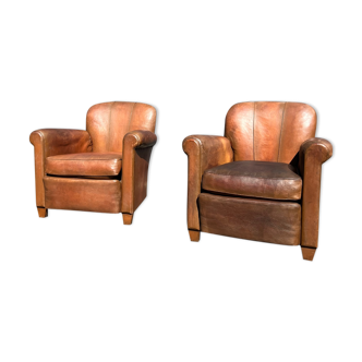 Leather clubs pair from the 1950s