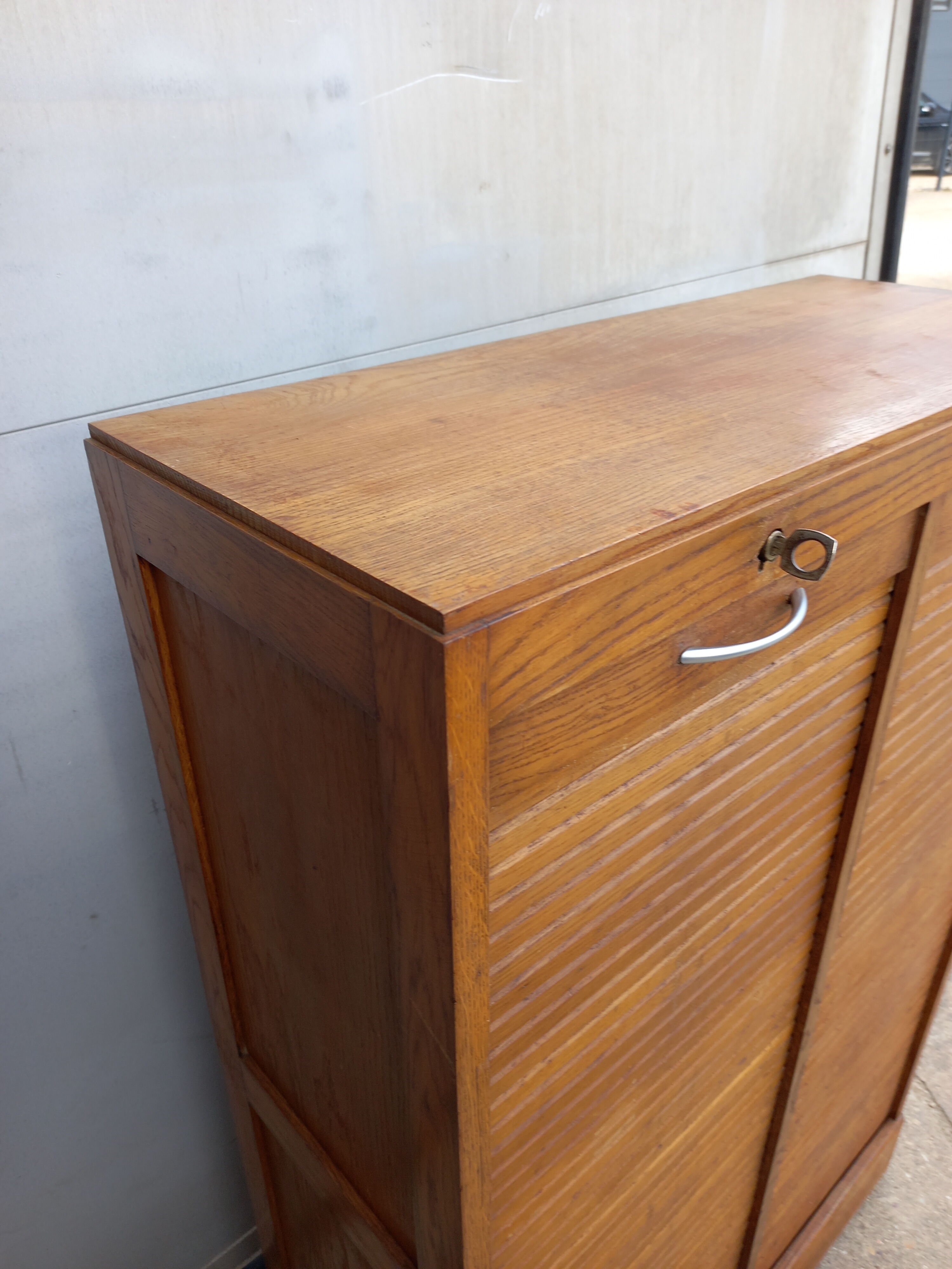 Cabinet binder double curtain 50s