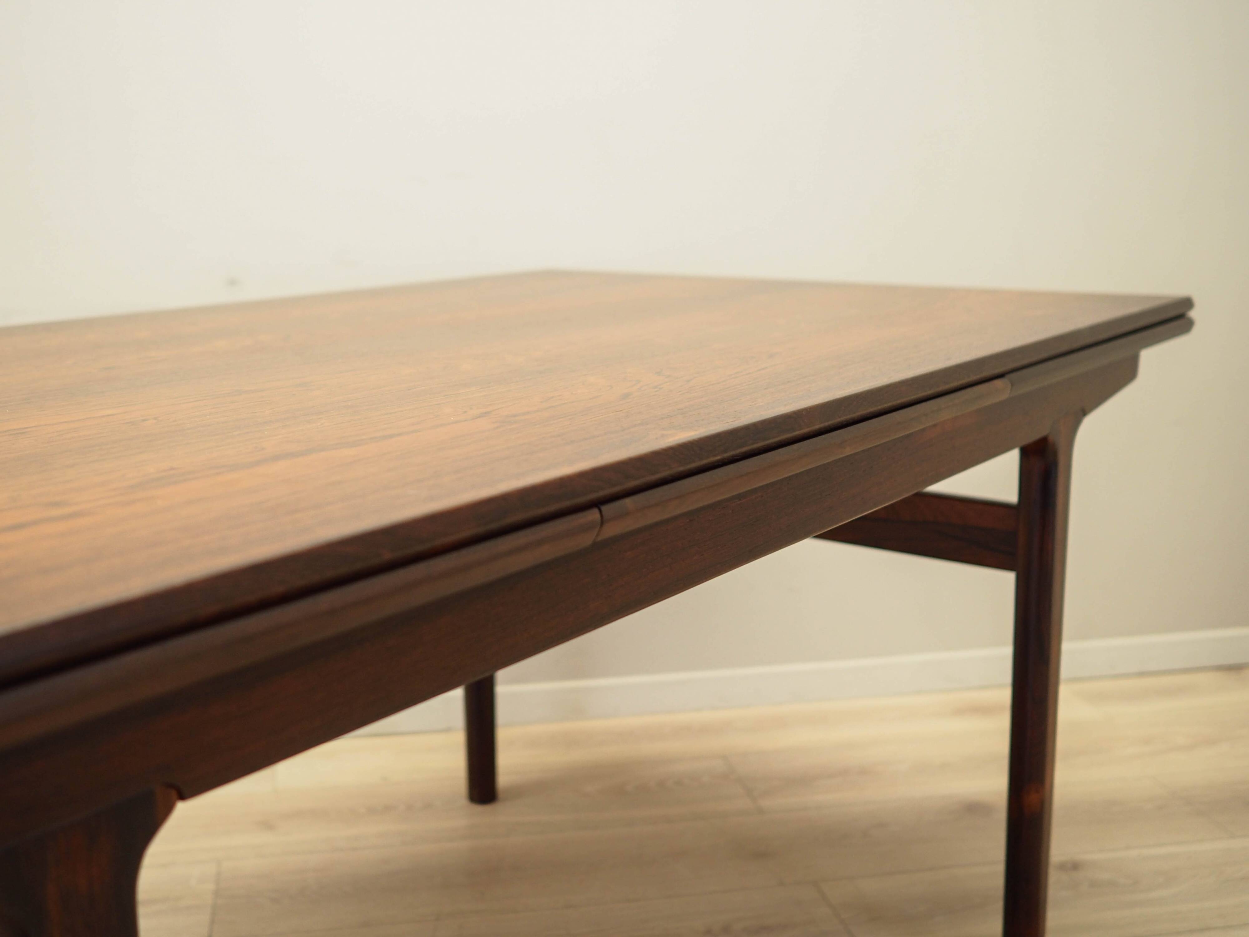 Rosewood table, Danish design, 1960s, designer: Henning Kjaernulf, manufact
