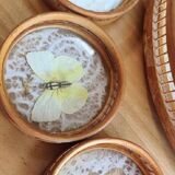 Vintage Rattan Serving Tray