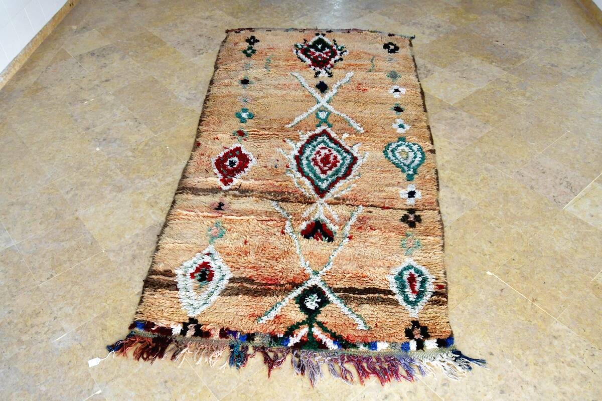 Boujaad vintage Moroccan Berber rug 260 x 128 cm