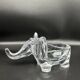 Large crystal elephant pocket tray