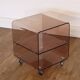 Table d'appoint en plexiglas de Michel Dumas