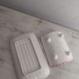 Flat asparagus set and slip drainer