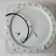 Square molded glass ceiling light "diamond point"