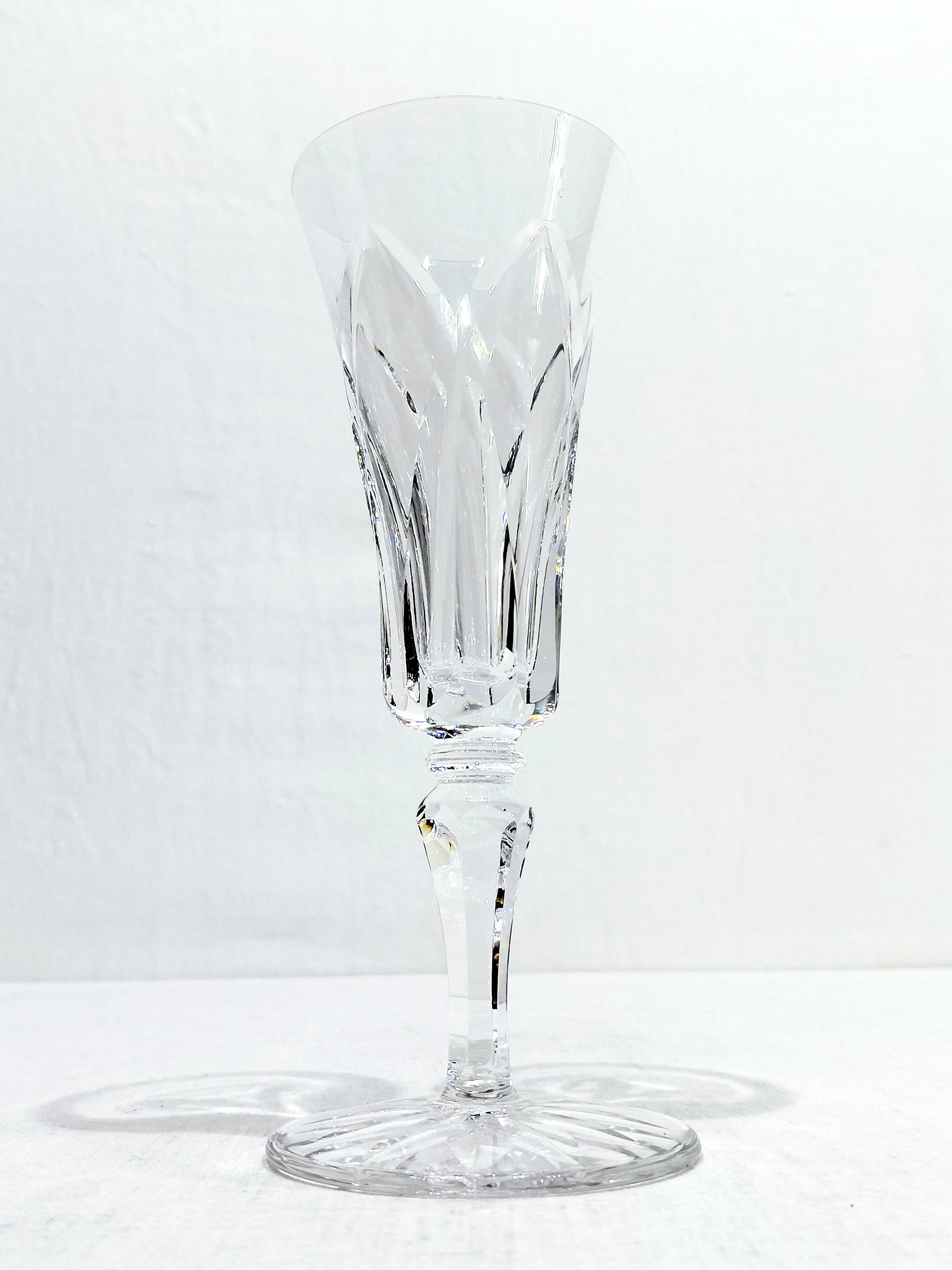 11 CHAMPAGNE FLUTES ST LOUIS CAMARGUE MODEL