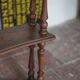 Vintage wall shelf, wooden furniture, living room, kitchen