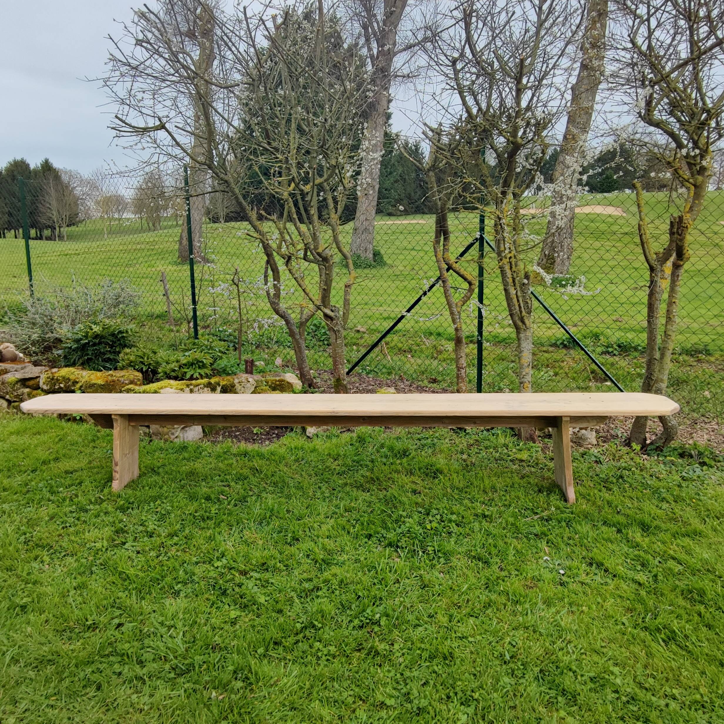 Pair of vintage benches 3m