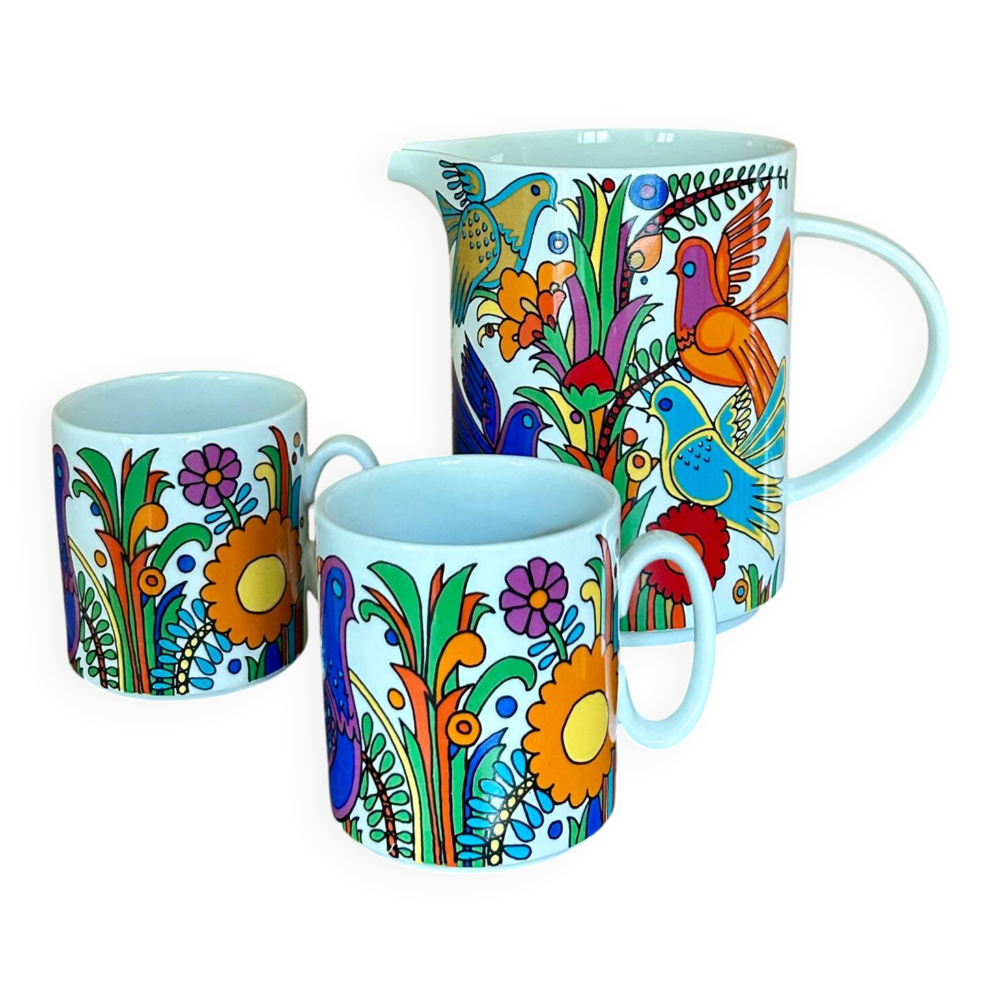 Pitcher + 2 mugs, ACAPULCO model
