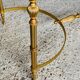 Marble and brass coffee table, circa 60's