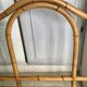 Vintage rattan and bamboo headboard