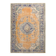 6x9 Pumpkin Orange Turkish Vintage Rug, 187x271 Cm