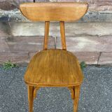 Pair of chairs bistrot banana model 1950s