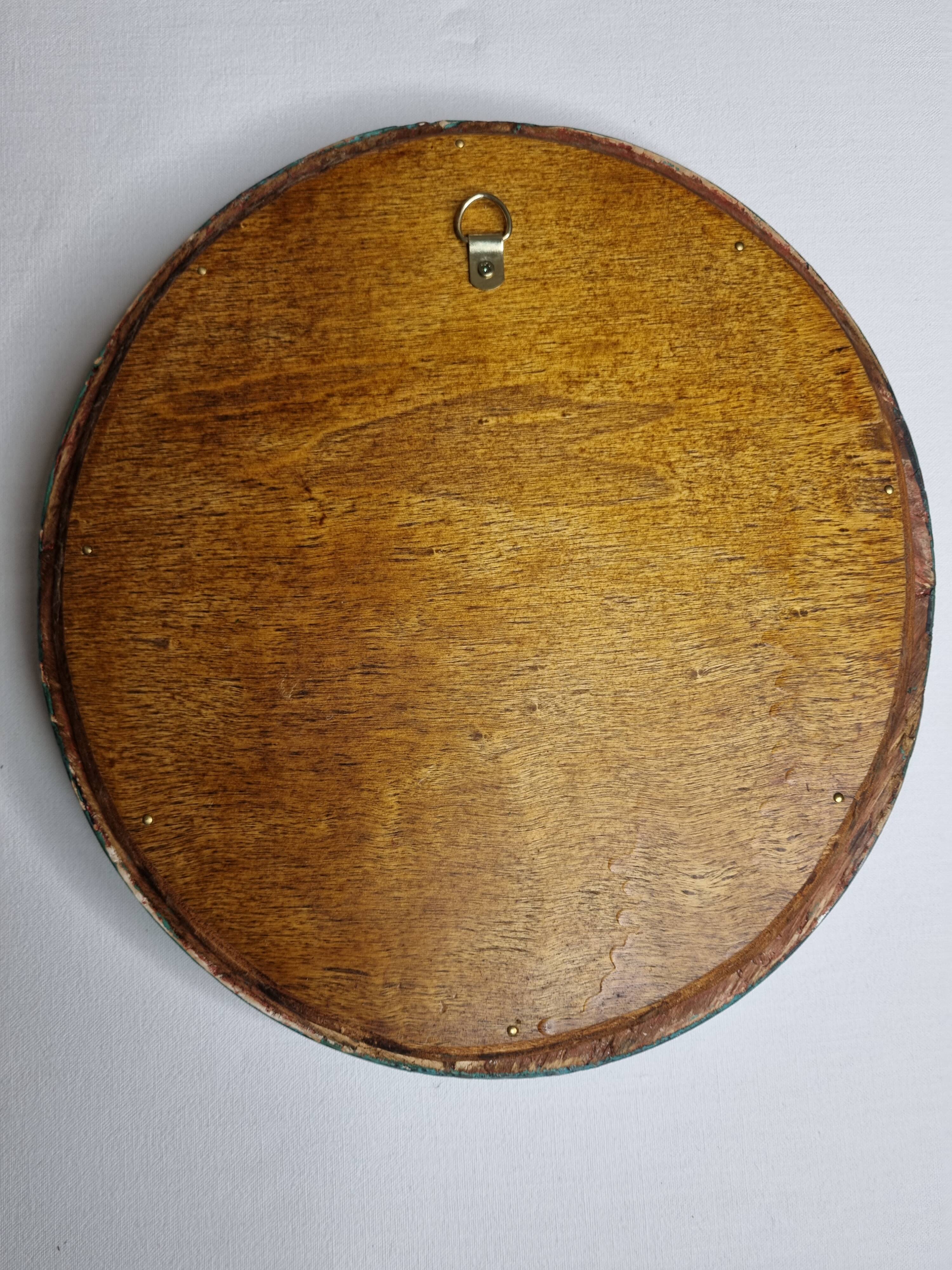 Oval beveled mirror, 29 cm