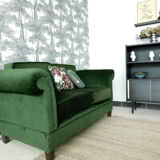 Vintage green couch