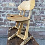 Paire de chaises d’école adulte Casala vintage design 1960 mid-century