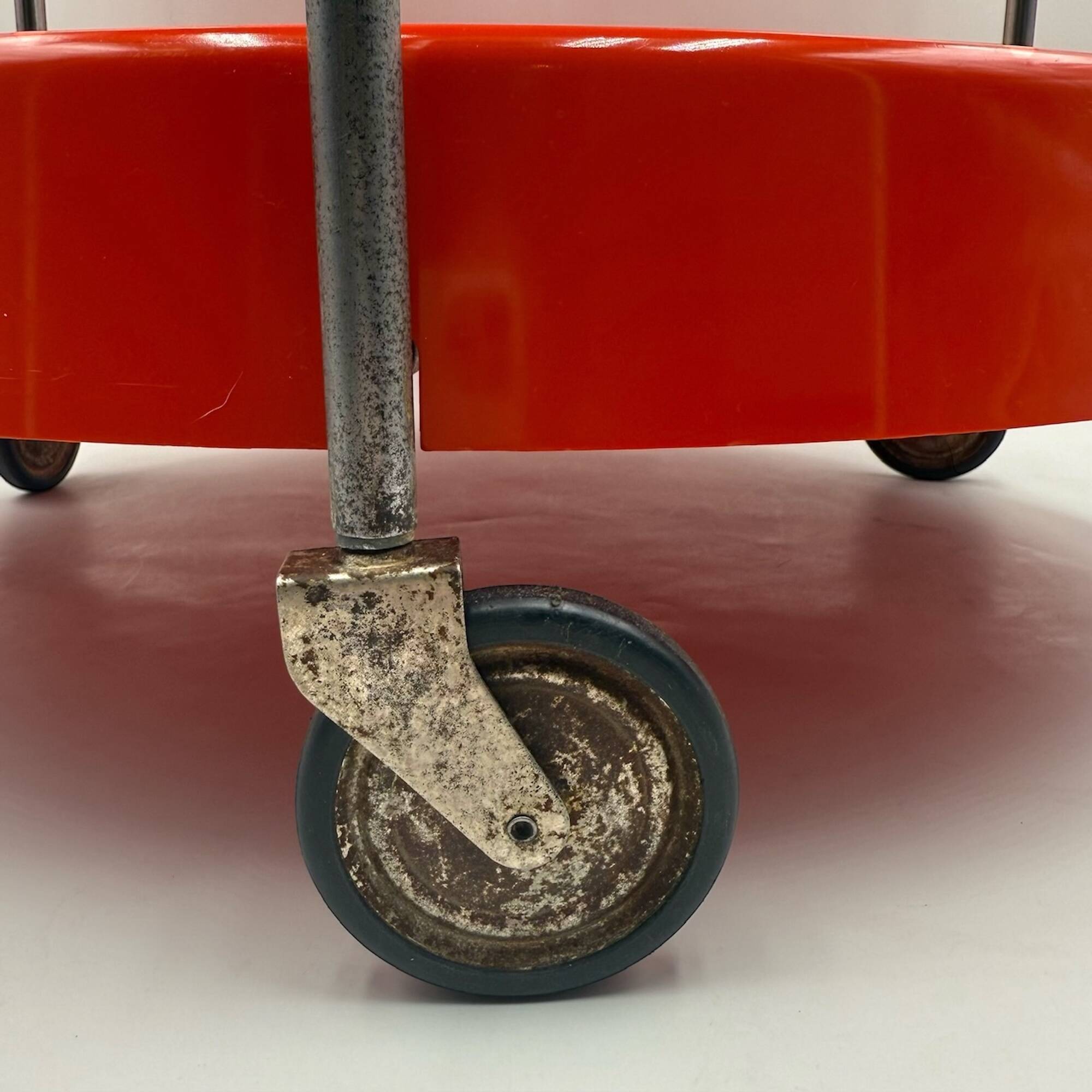 Vintage Serving Trolley with Bottle Holder by Dal Vera Italy, 1970s