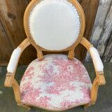 Louis XVI medallion armchair