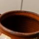 Pot à confit ancien rustique en céramique avec anses - Italie XIXe siècle - vase idéal pour une décoration de cuisine campagne, idée cadeau