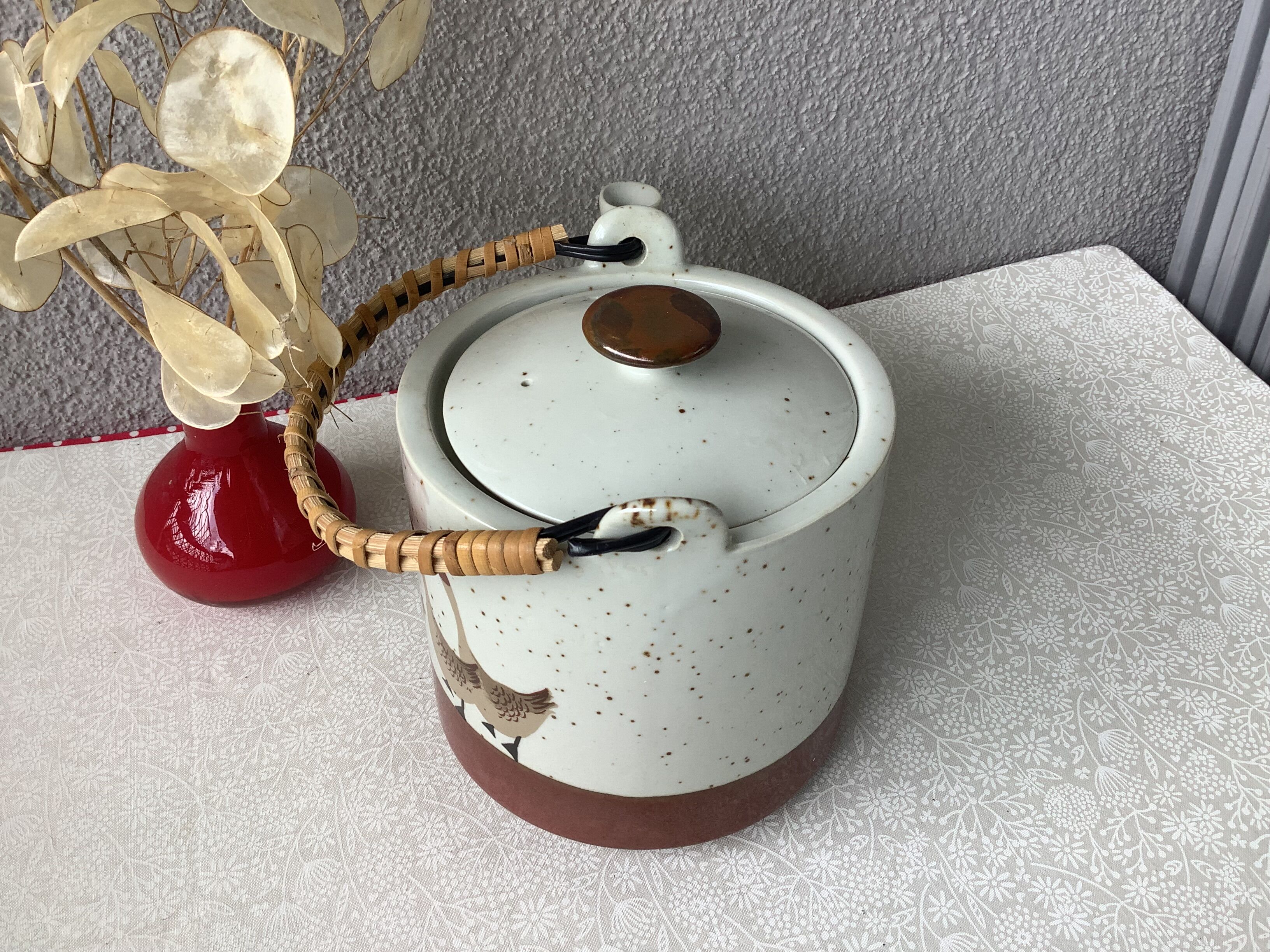 Vintage Japanese porcelain teapot