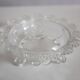 Vintage transparent glass bowl