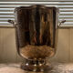 Two silver metal ice buckets hallmarked around 1900