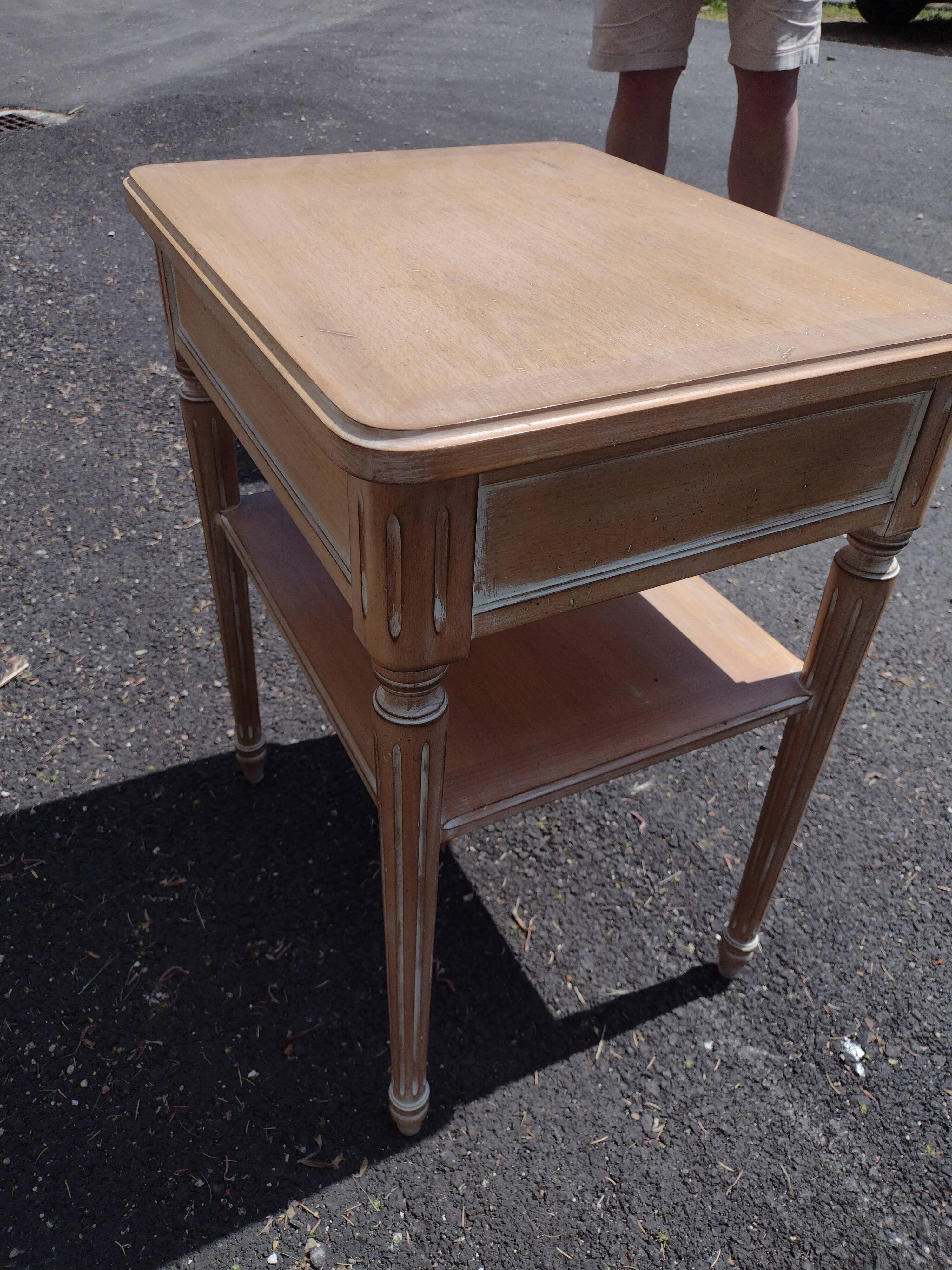 Bedside table louis XVI style