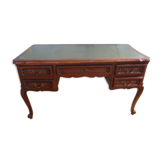 Louis XV style desk on leather
