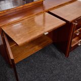 Buffet cubain en acajou de style Bauhaus, Gyula Kaesz, début des années 1940