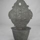 Ancien bénitier étain xviiième antique pewter holy water font