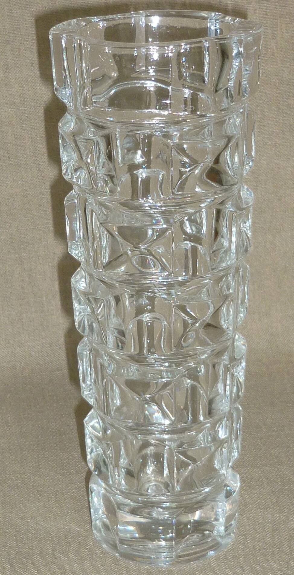 Translucent art-deco vase