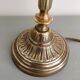 Gold table lamp with pendants