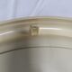 Round mirror in cream plastic, French house Syla, 70s