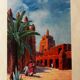lithographie orientaliste des années 50