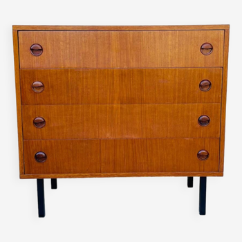 Teak chest of drawers