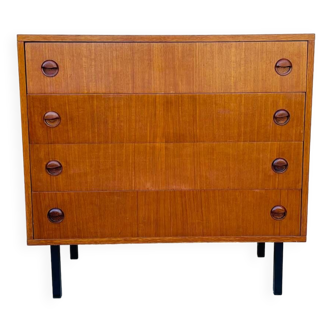 Teak chest of drawers