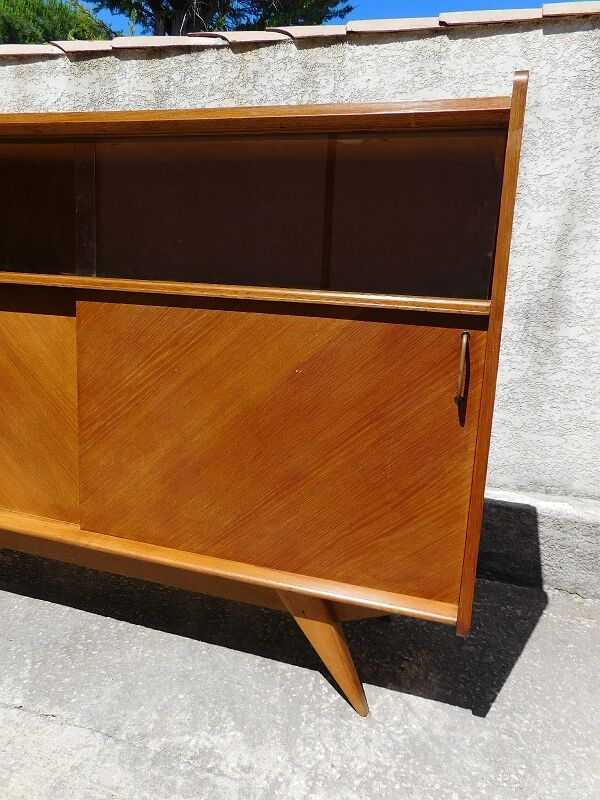 Enfilade bahut of dining room vintage showcase 1950